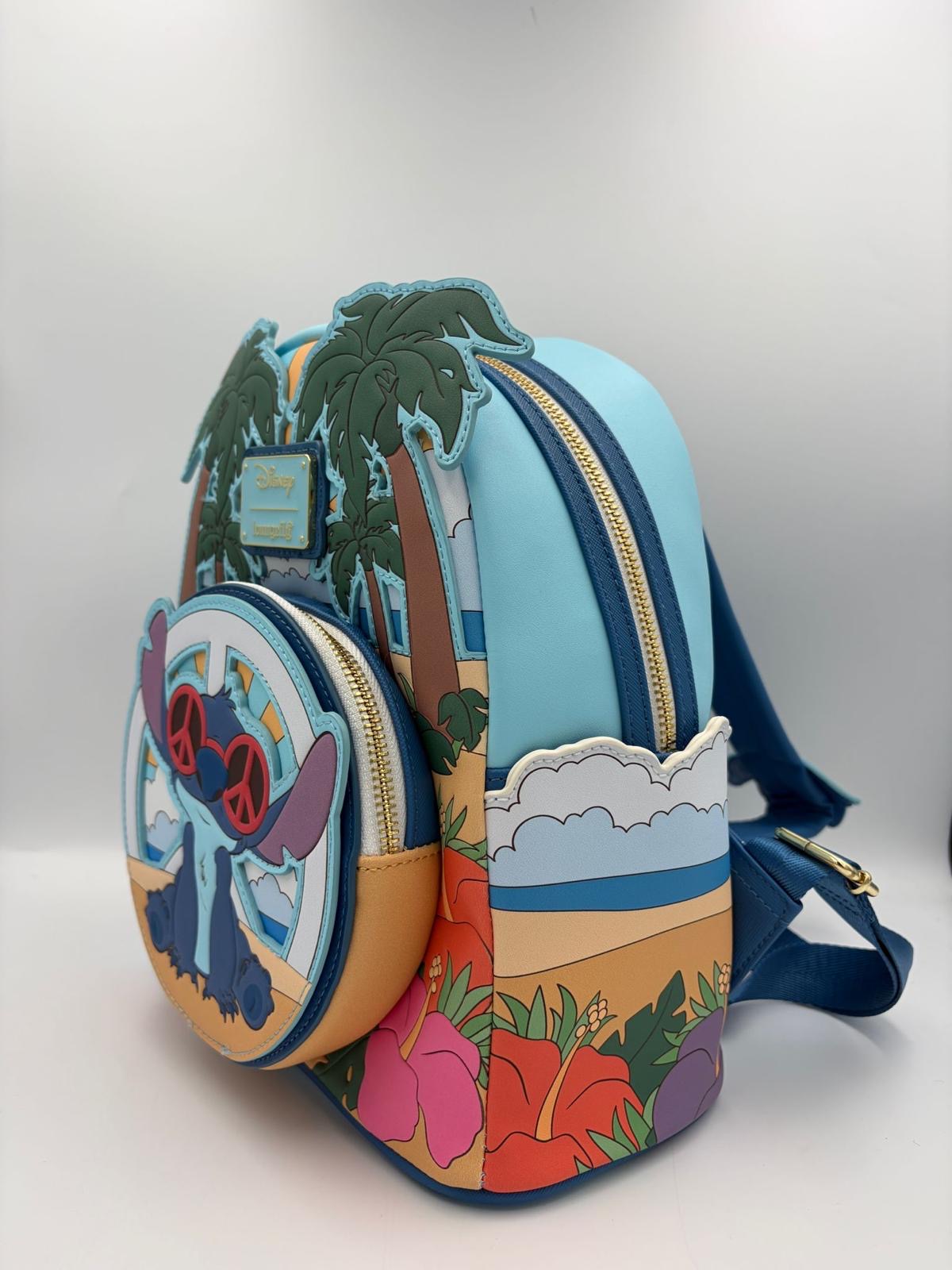 Disney Stitch Groovy Mini Backpack - Loungefly - CMPOP EMEA EXCLUSIVE