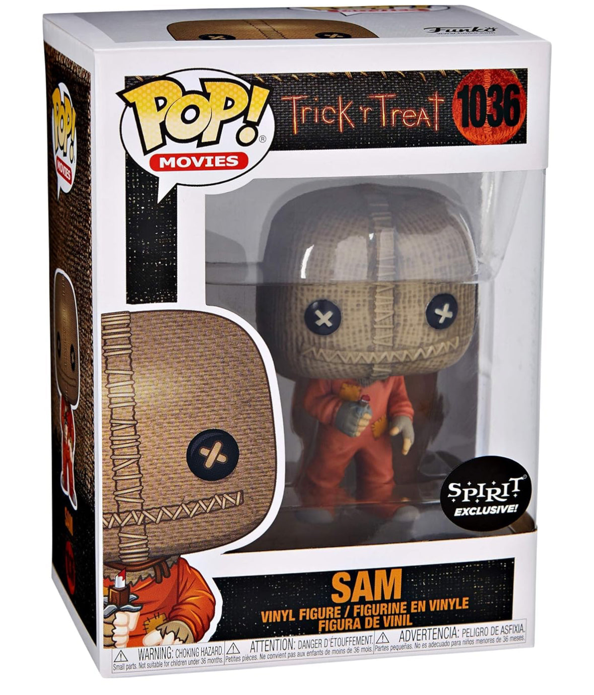 Sam  - #1036 - Funko Pop! - Trick or Treat - Horror - Spirt Exclusive