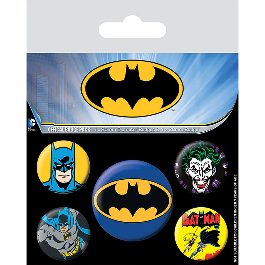Batman (Retro) Pin Badge Pack