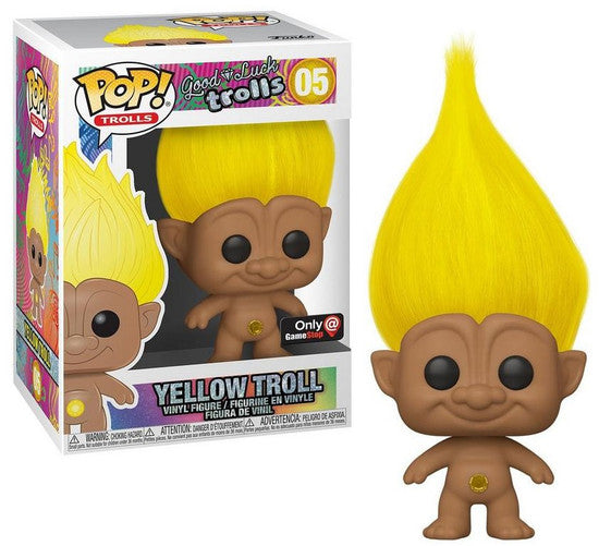 Trolls Good Luck Trolls Yellow Troll - #05 - Funko POP!