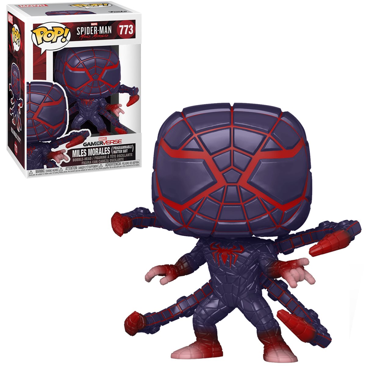 Games: Spider-Man - Miles Morales - Miles In Programmable Matter Suit - # - Funko POP!