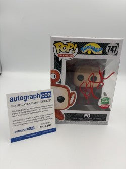 Po - #747 - Funko Pop! - Teletubbies - Television - Signed By Rolf Saxon - Certified Autographcoa