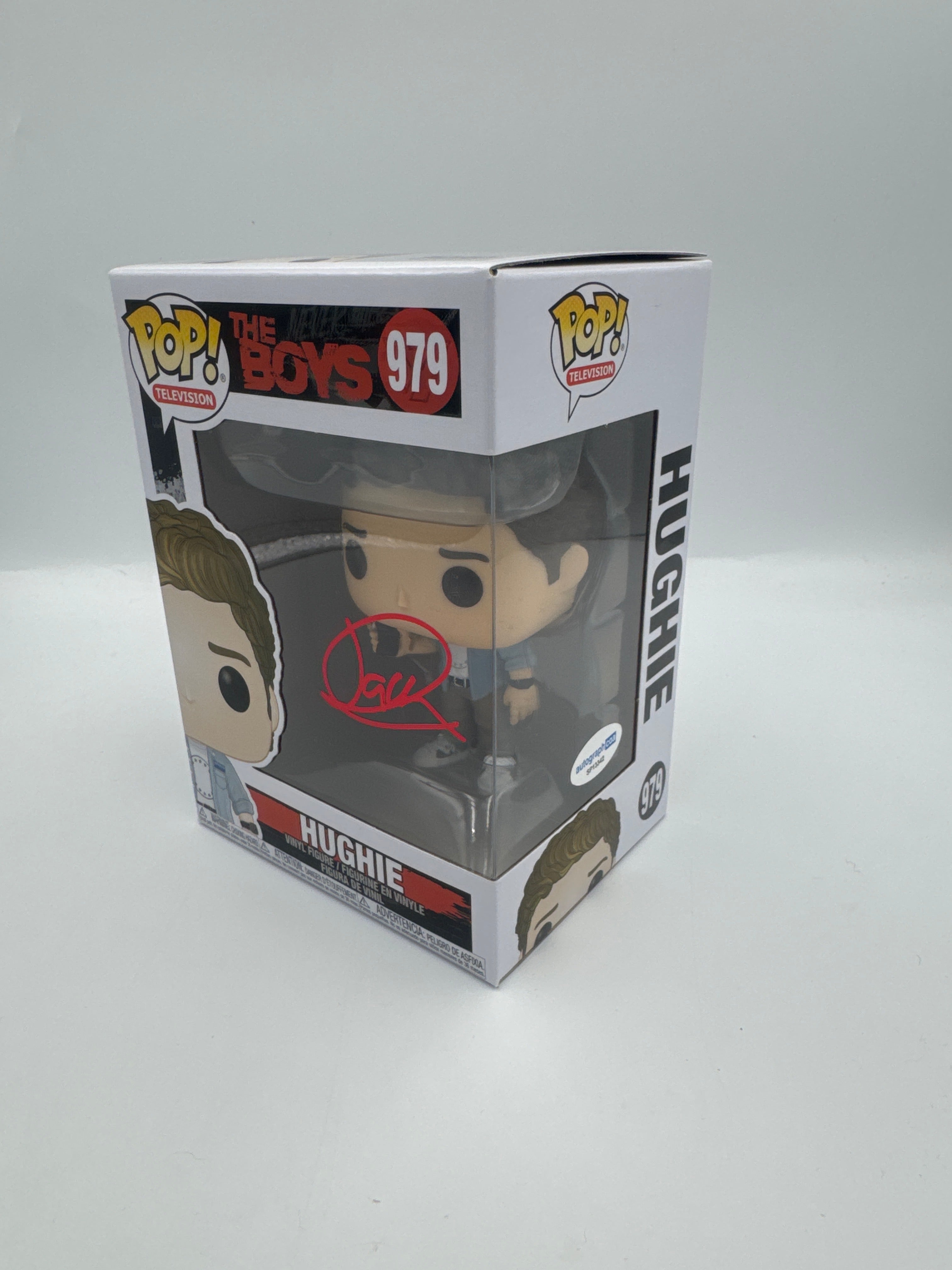 Hughie - #979 - Funko Pop! - The Boys - Signed By Jack Quaid - Certified Pop