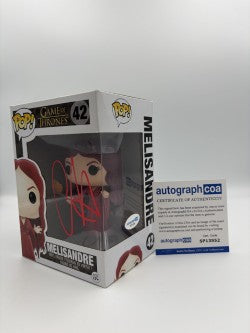 Melisandre - #42 - Funko Pop! - Game Of Thrones - Signed By Carice Van Houten - Certified by Autographcoa