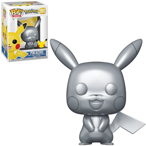 games - Pokemon Pikachu Silver/Metallic - #353 - Funko POP!