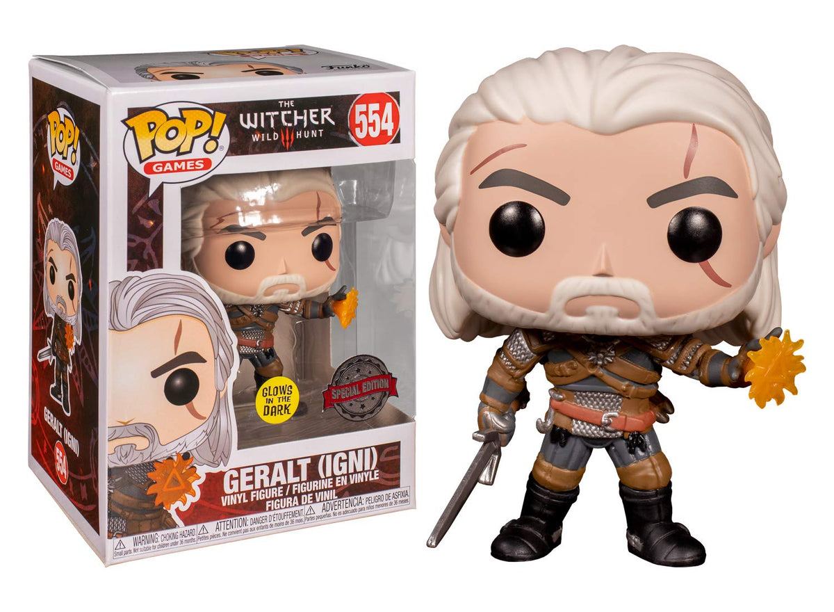 Geralt Glow In The Dark Gamestop Exclusive - #554 - Funko POP!