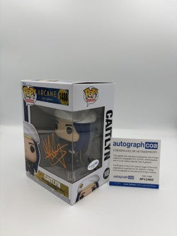 Caitlyn - #1488 - Funko Pop! - Television - League of Legends - Arcane - Signed By Katie Leung - Autographcoa Certified Pop