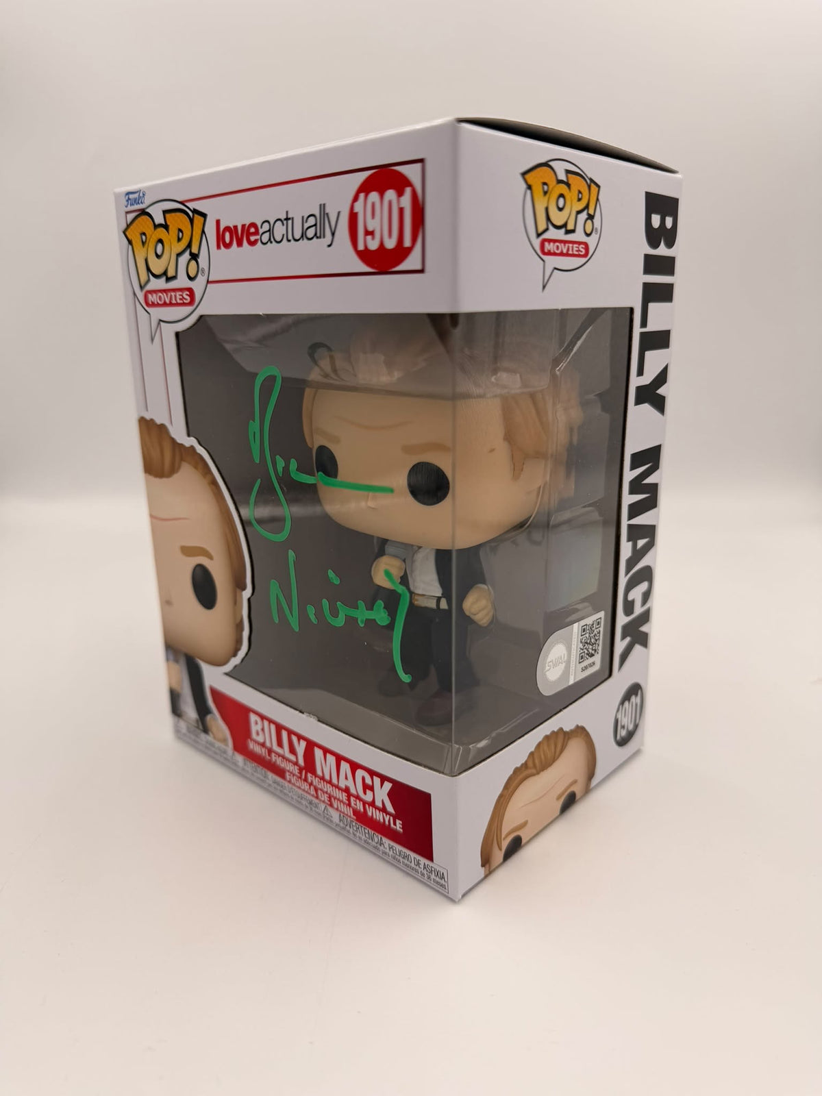 BILLY MACK - #1901 - Funko Pop! - MOVIES - Love Actually - Signed by Bill Nighy - SWAU Certificate