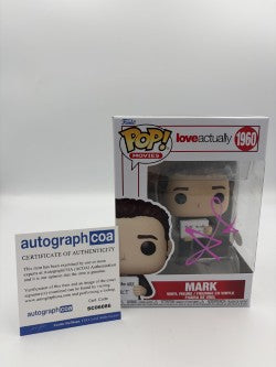 Mark - #1960 - Love Actually - Signed By Andrew Lincoln - Autographcoa Certified Funko Pop!