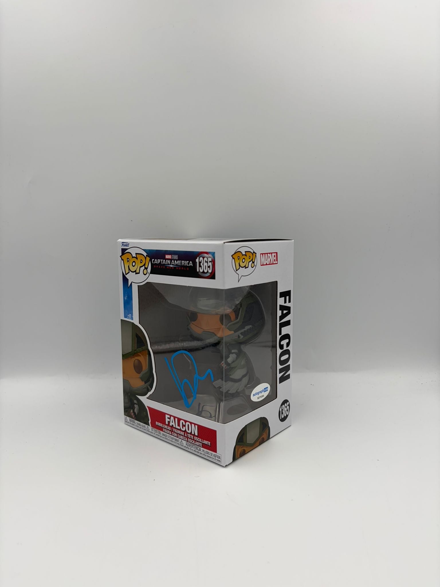 Falcon - #1365 - Captain America - Signed By Danny Ramirez- Autographcoa Certified Funko Pop!