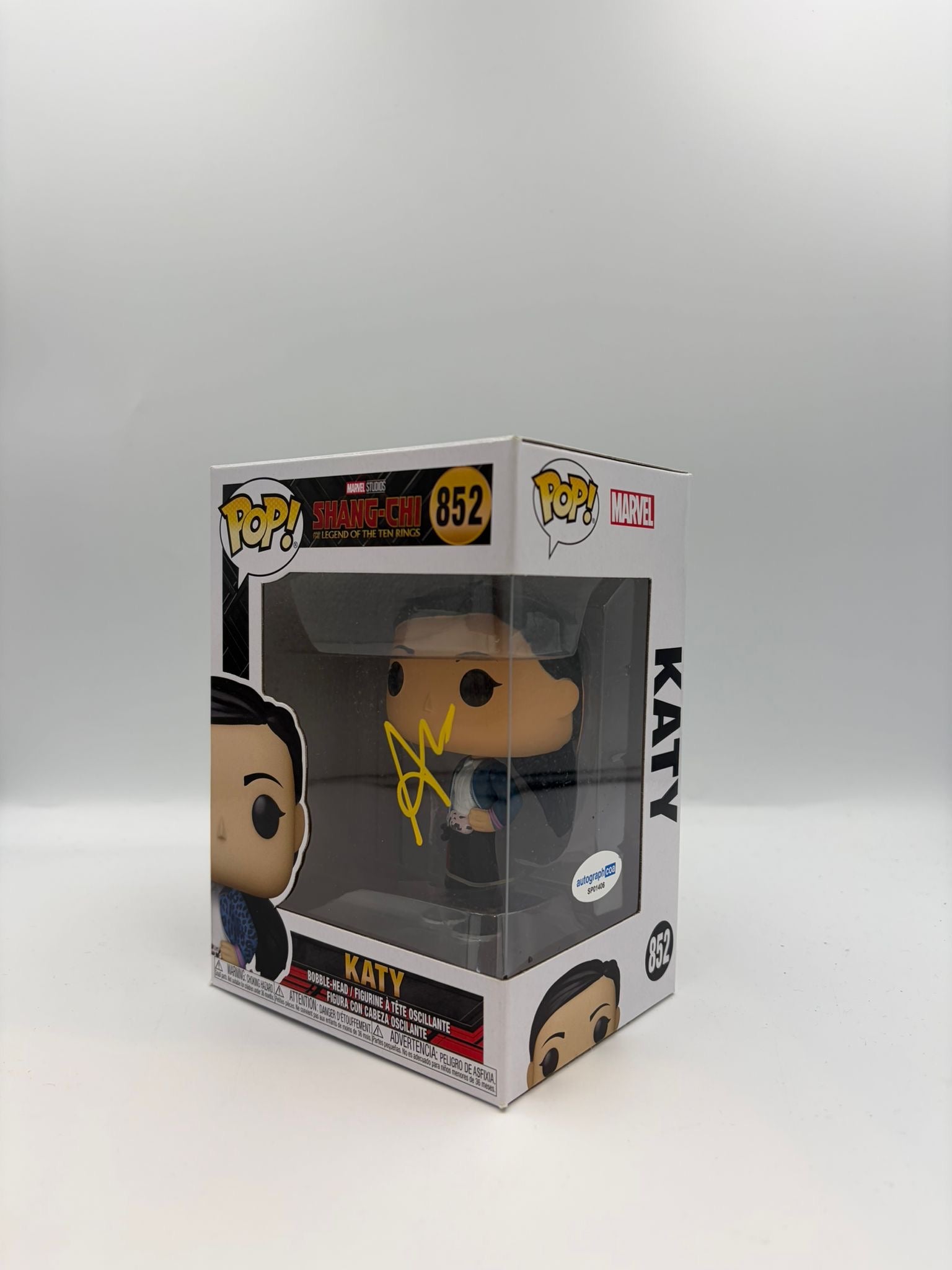 Katy- #852 - Funko Pop! - Marvel - Shang-Chi and the legend of the Ten Rings - Signed By Awkwafina - Certified Pop!