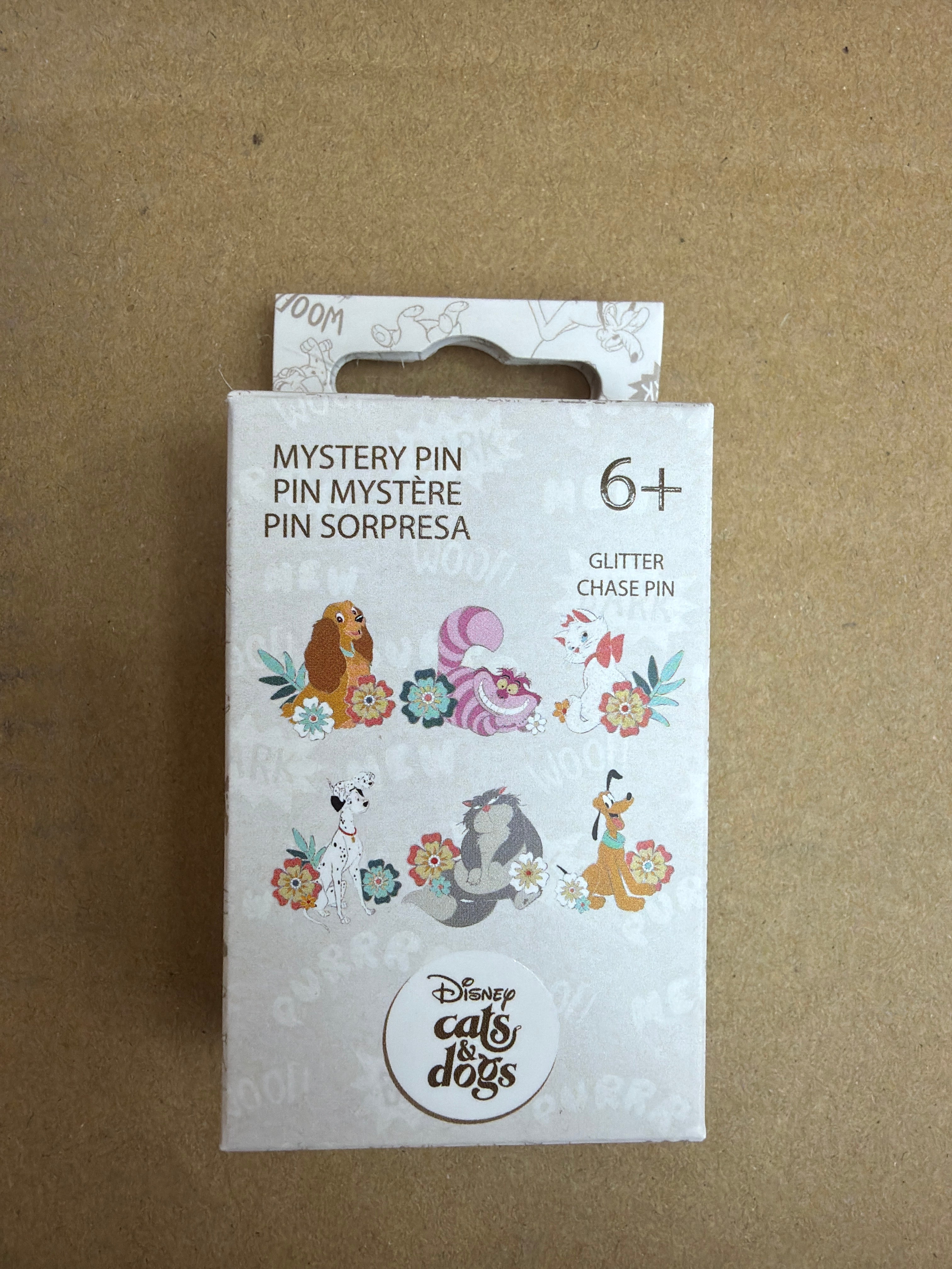 Disney Dogs and Cats Floral Mystery Pin - Loungefly - Disney