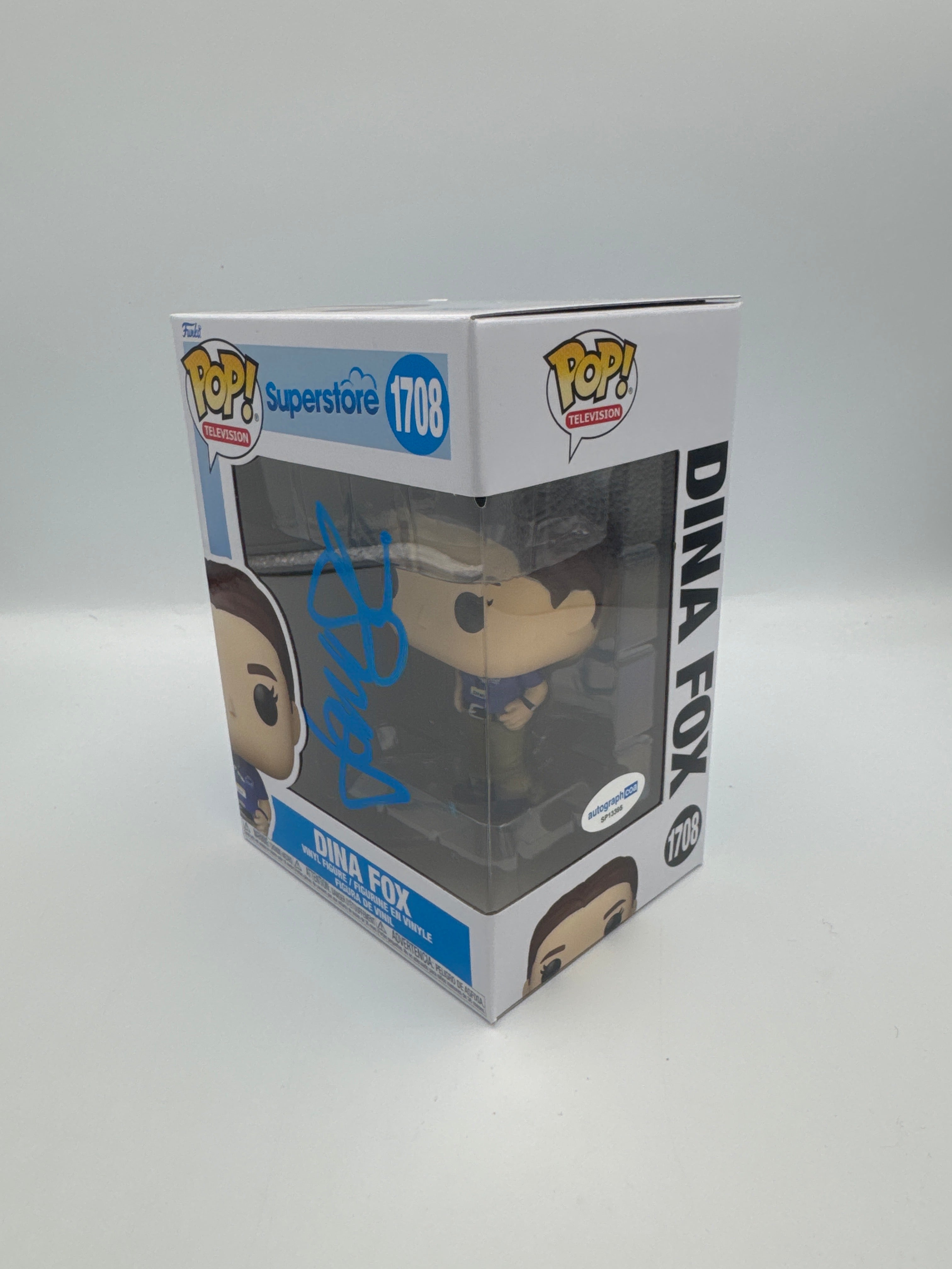 Dina Fox - #1708 - Superstore - Funko Pop! - Television - Signed By Lauren Ash - Certified by Autographcoa