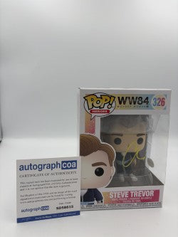 Steve Trevor - #326 - Funko Pop! - Heroes - Wonder Woman WW84 -Signed By Chris Pine - Certificated Autographcoa