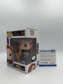 Hera - #1836 - LOTR The War Of The Rohirrim - Funko Pop - Signed By Gaia Wise - Certified Autographcoa
