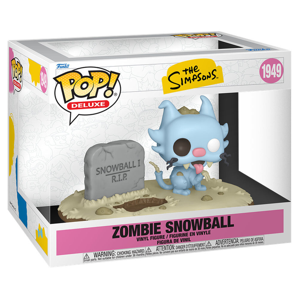 Funko POP Deluxe Simpsons Zombie Snowball Vinyl Figure #1949