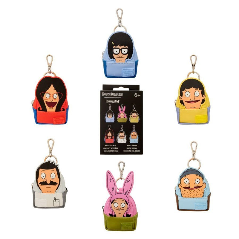 Loungefly Bob’s Burgers Mystery Mini Backpack Keychain Charm - # - Funko POP!