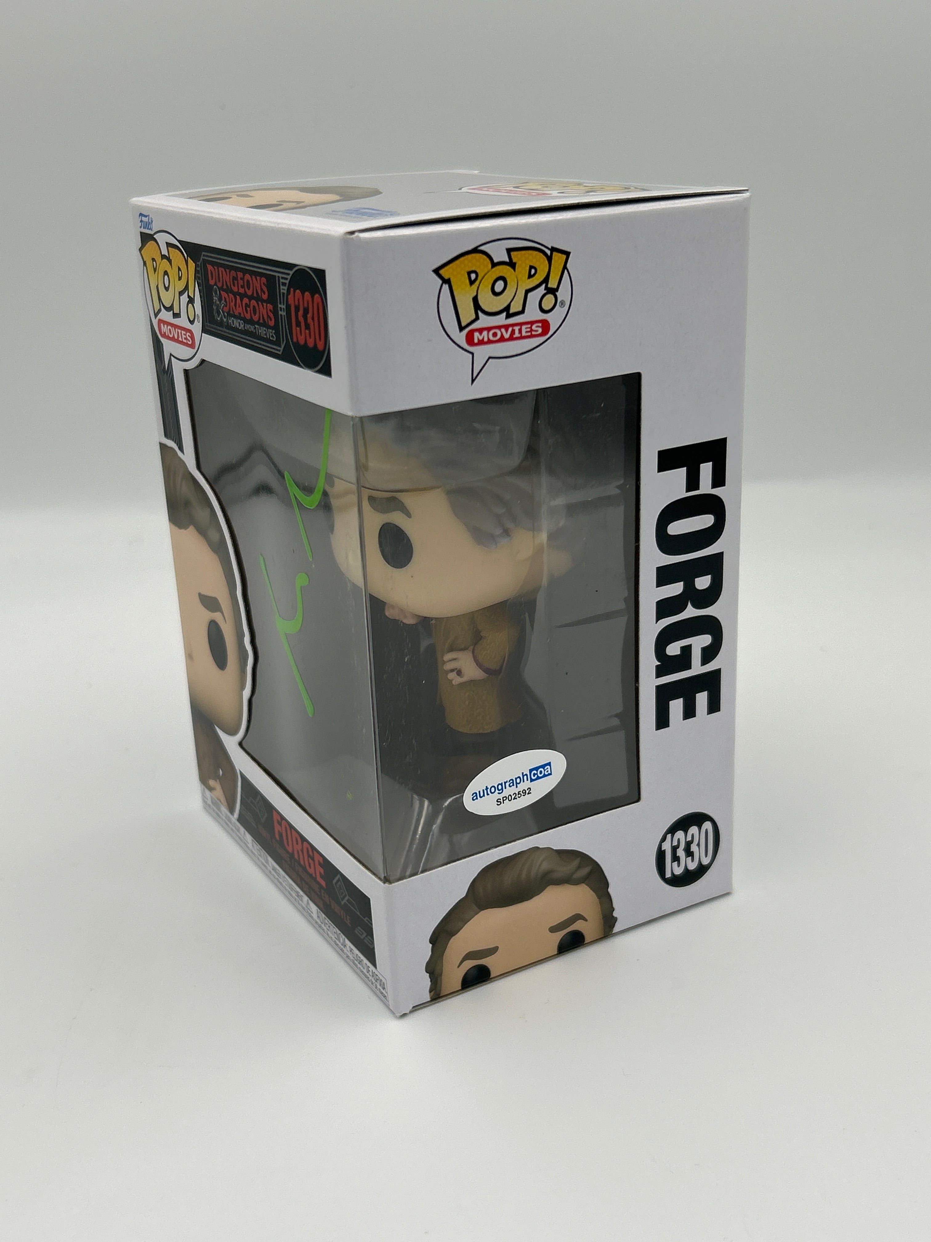 Forge - #1330 - Funko Pop! - Dungeons and Dragons -Signed By Hugh Grant - Certified Pop!