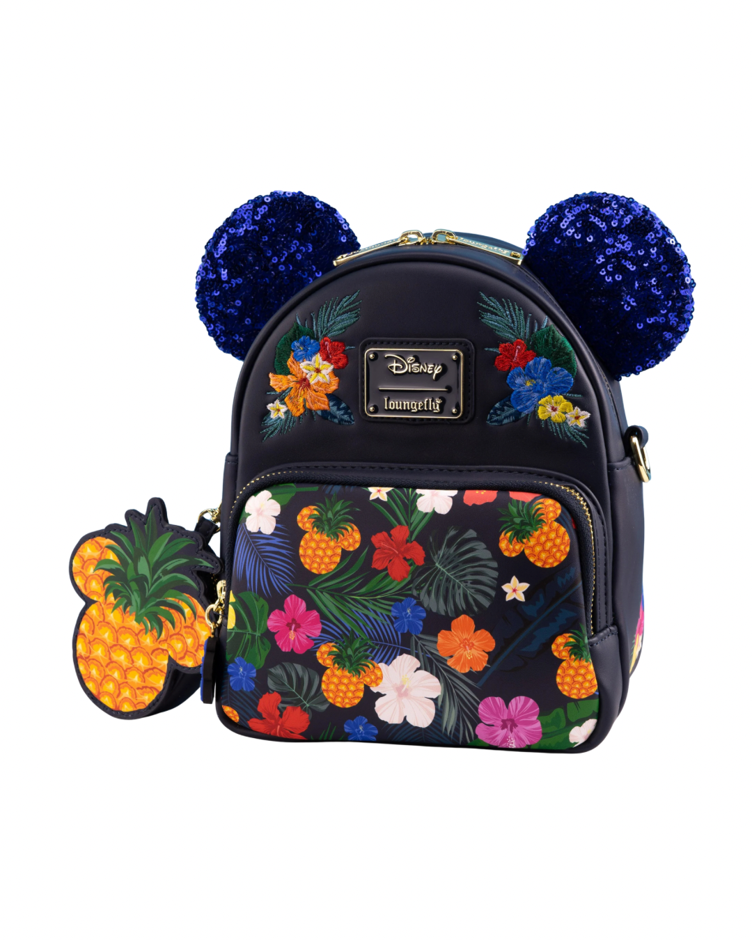 Disney Tropical Mickey Convertible Mini Backpack - Loungefly