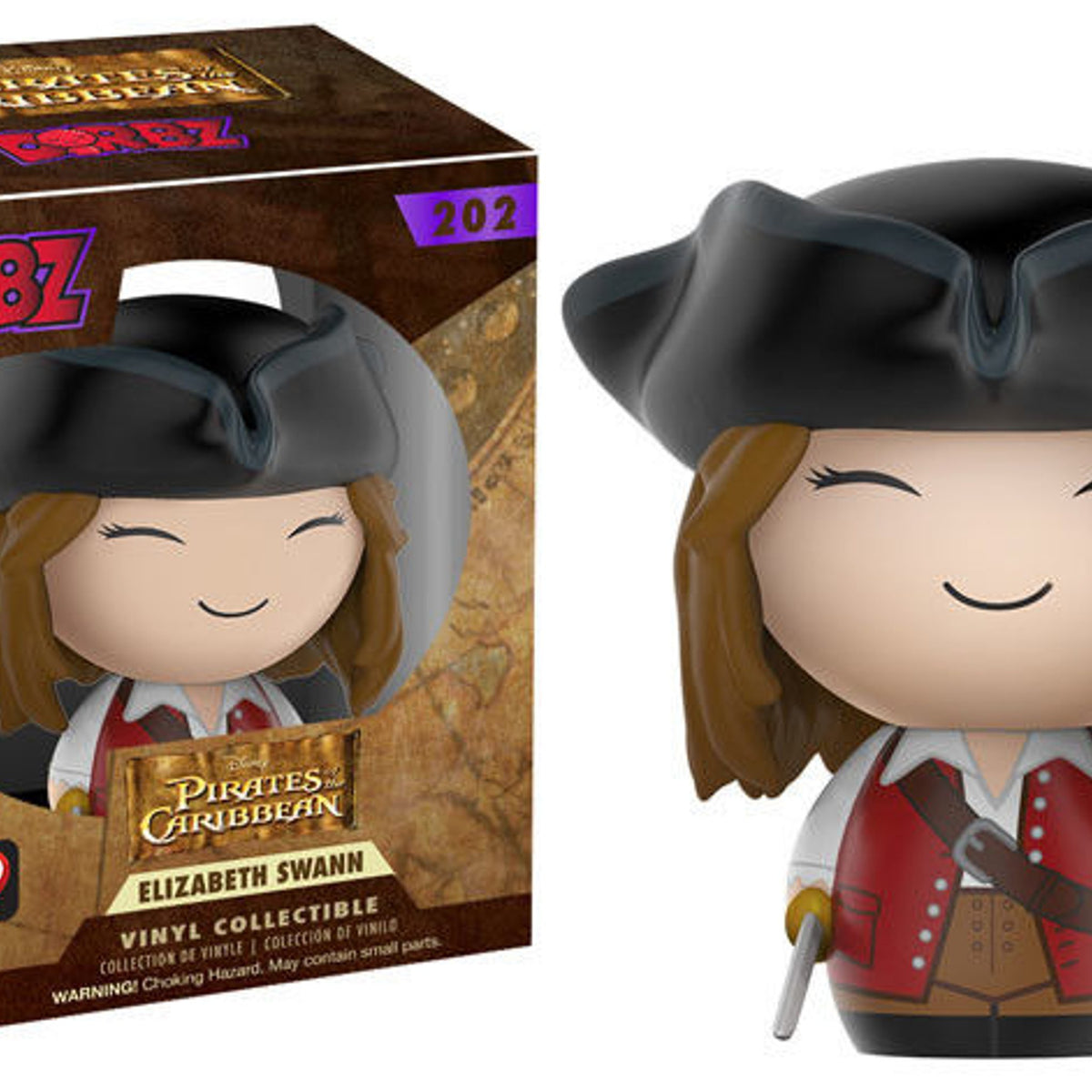Dorbz: Disney - Pirates Of The Caribbean Elizabeth - #202 - Funko Dorbz!