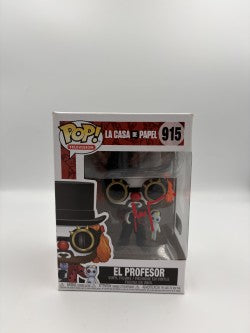 El Profesor- #915 - Funko Pop! - Television - La Casa de Papel - Signed By Alvaro Morte - Certified Pop