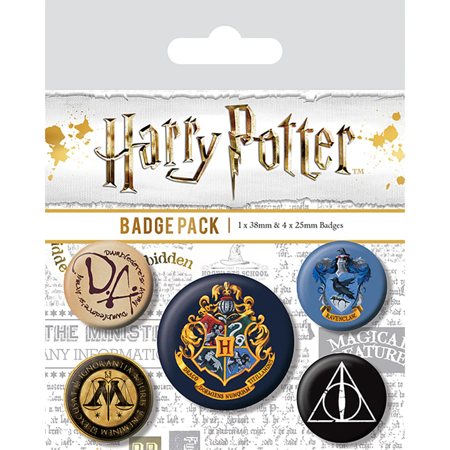 Harry Potter (Hogwarts) Pin Badge Pack