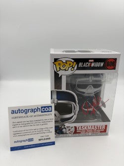 Taskmaster - #606 - Funko Pop! - Marvel - Signed By Olga Kurylenko - Certified Autographcoa