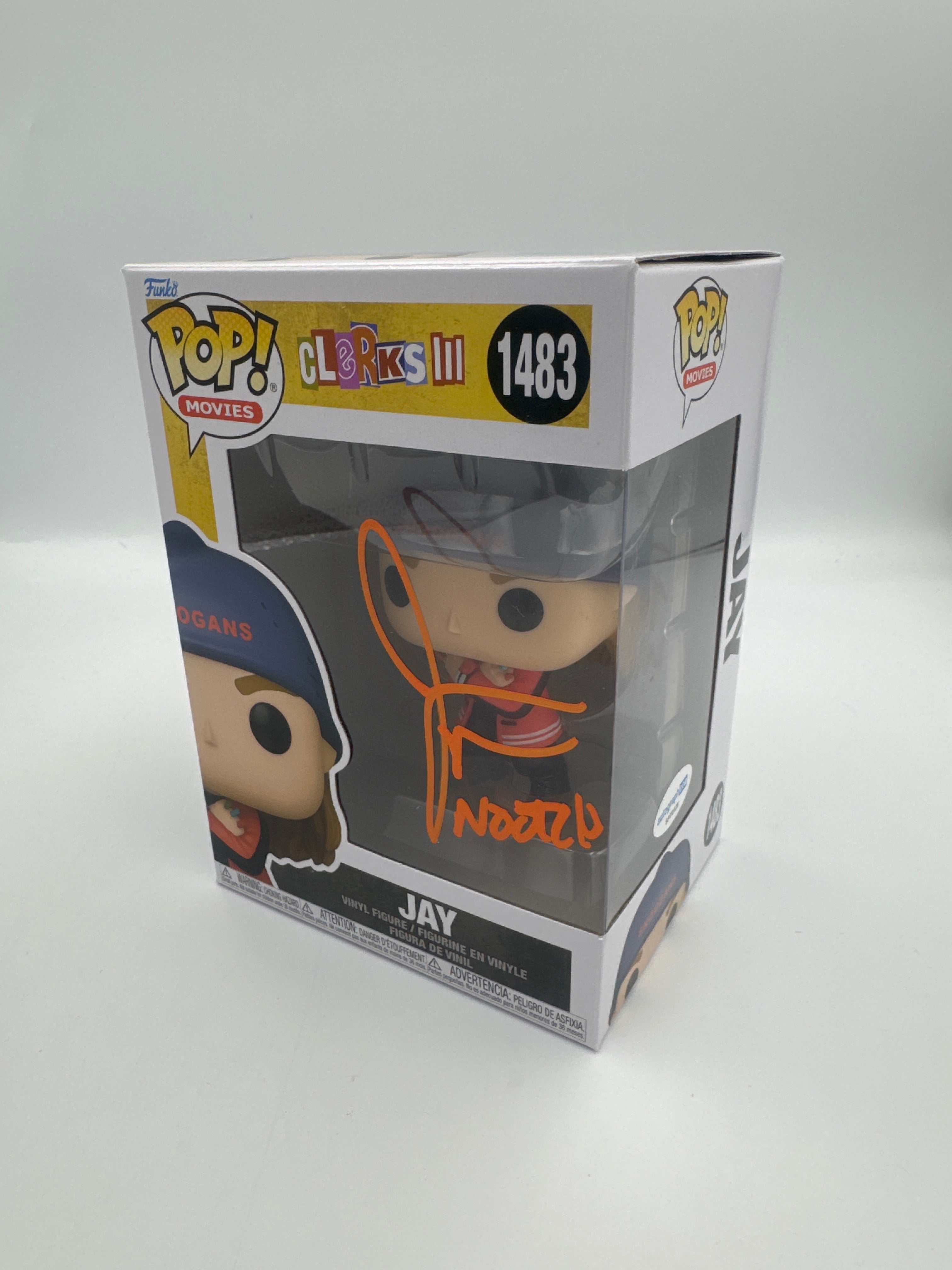 Jay - #1483 - Funko Pop! - Clerks III - Movie - Signed By Jason Mewes - Certified Autographcoa