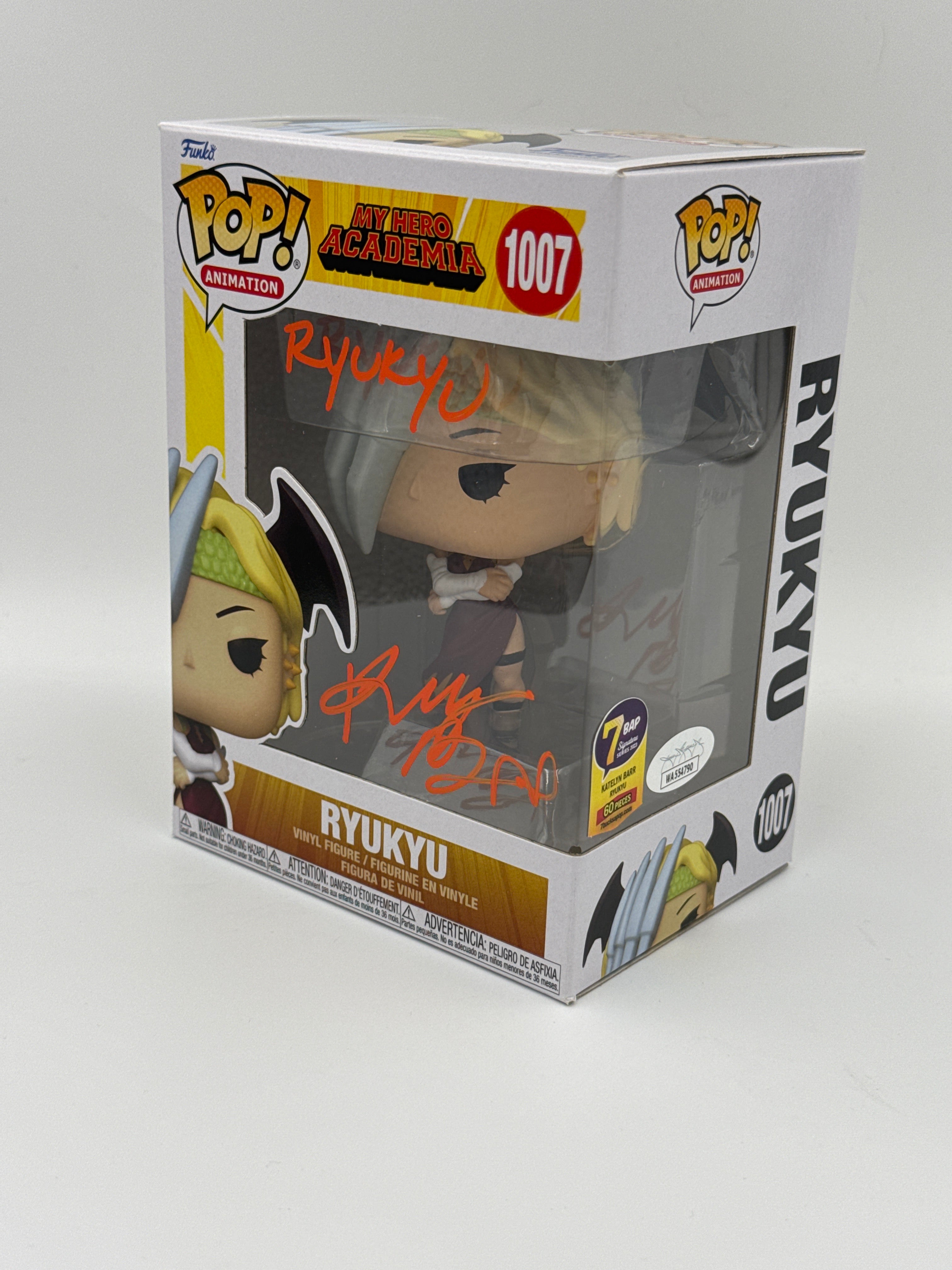 Ryukyu - #1007 - Funko Pop! - My Hero Academia - 7 BAP - 60PCS - Signed POP! - Signed by Katelyn Barr