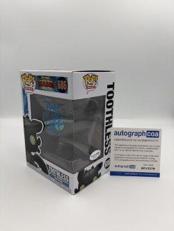 Toothless - #686 - Funko Pop! - Movies - How to Train Your Dragon - Signed By Dean Dubois - Certified Autographcoa