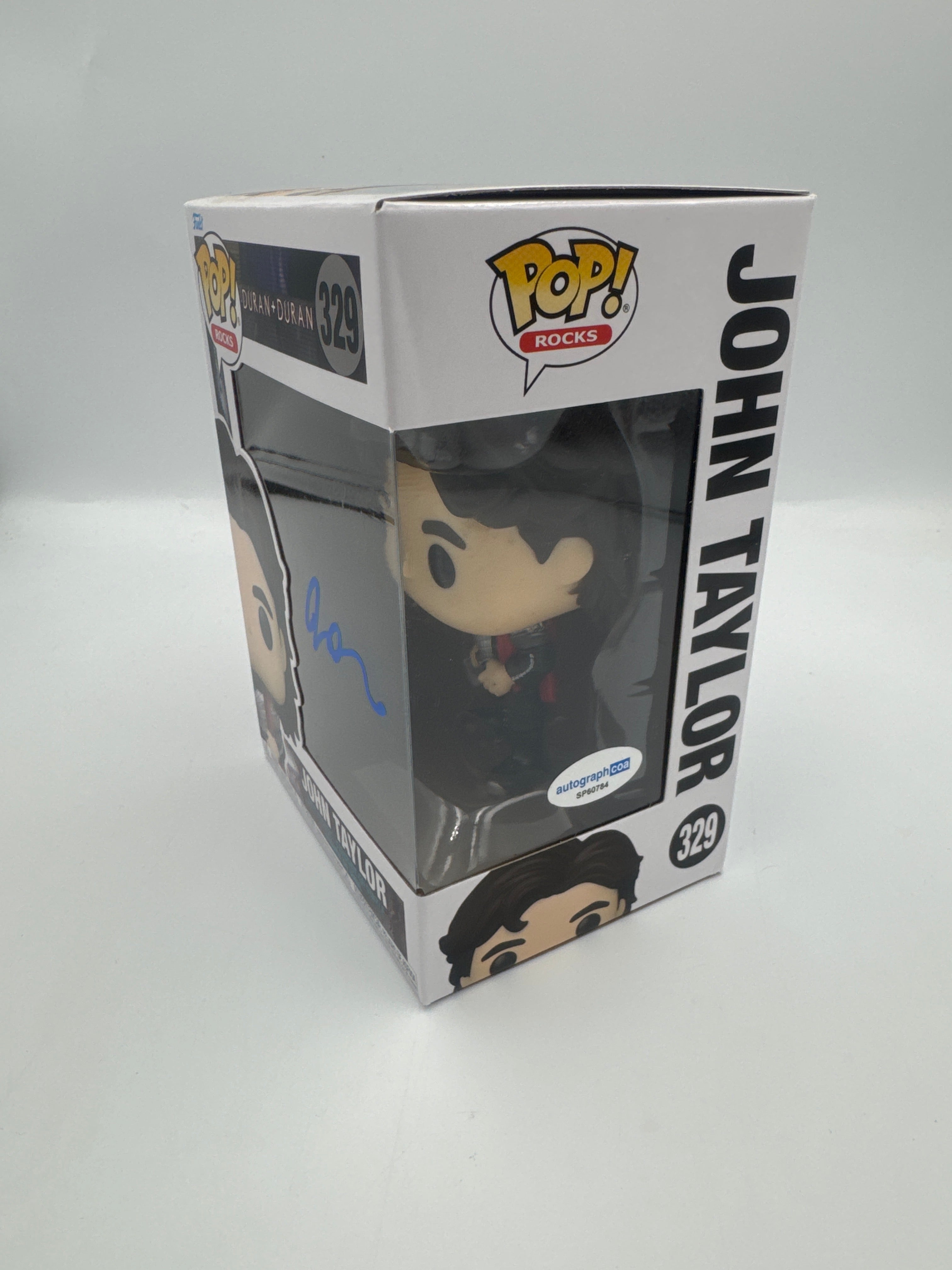 John Taylor - # 329 - Rocks -Duran + Duran - Signed By John Taylor - Autographcoa Certified Funko Pop!