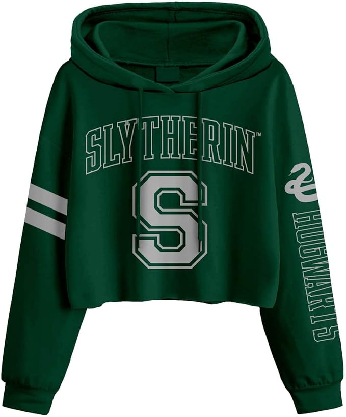 Harry Potter - Slytherin Cropped Sweatshirt