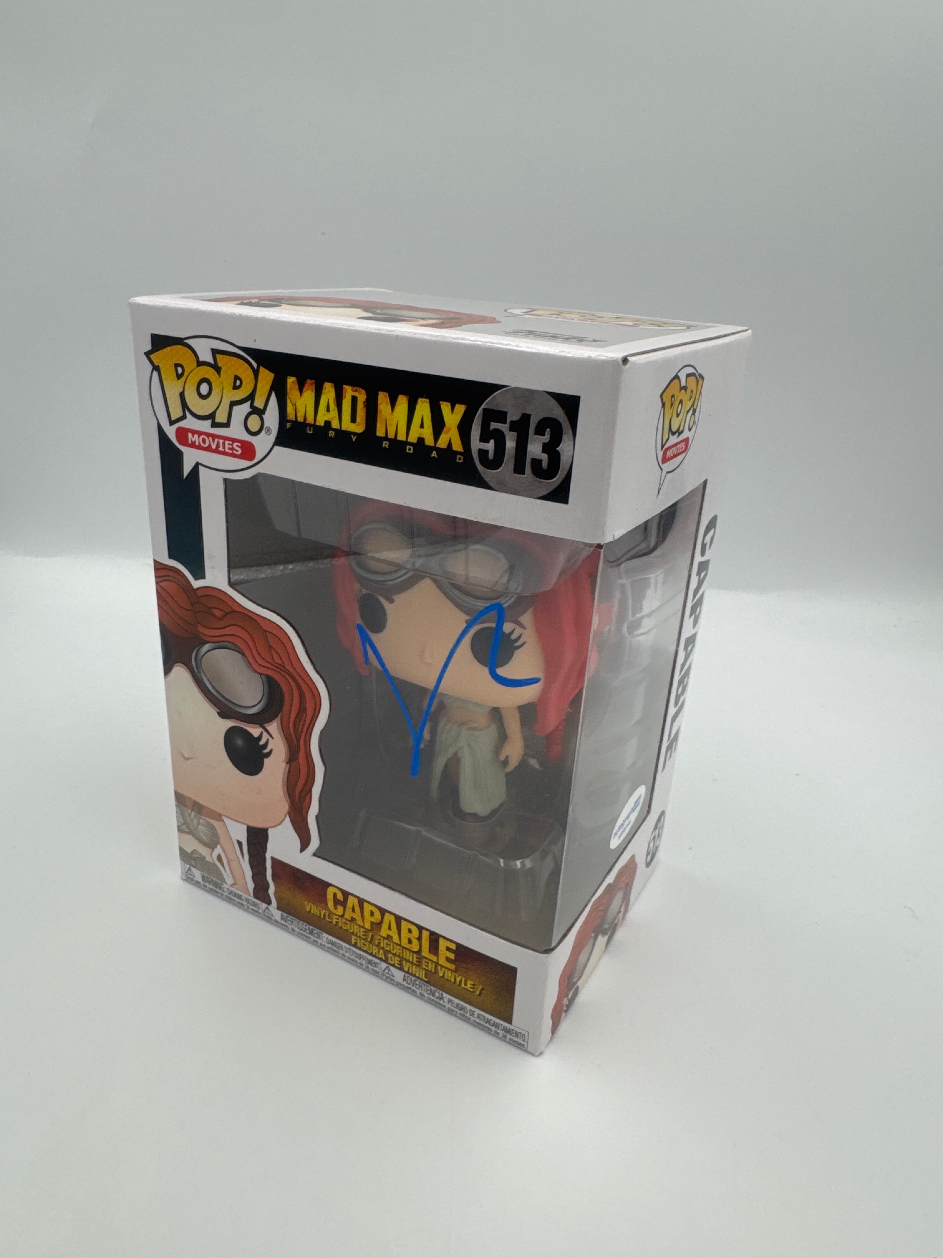 Capable - #513 - Mad Max - Signed By Riley Keough - Autographcoa Certified Funko Pop!