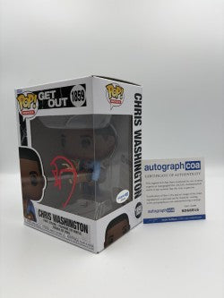 Chris Washington - #1859 -Funko POP! - Movies - Get Out - Signed By Daniel Kaluuya - Certified by Autographcoa