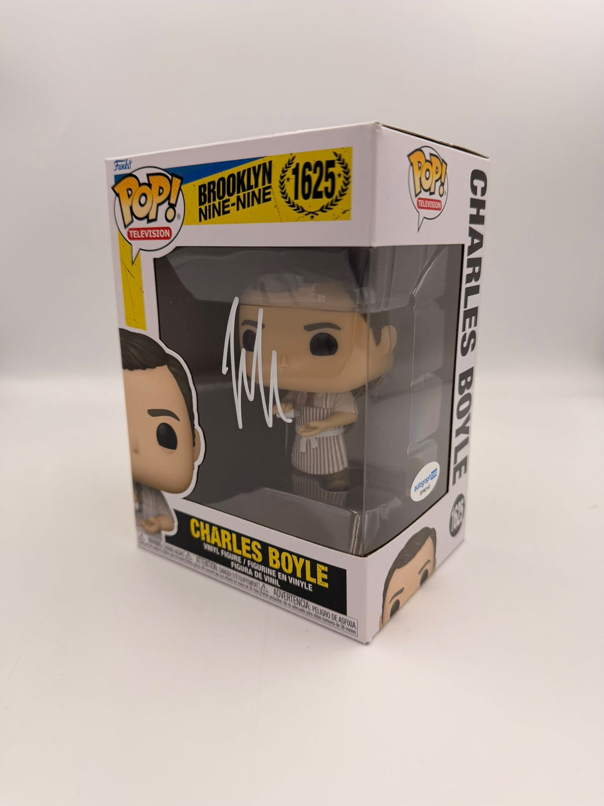 CHARLES BOYLE - #1625 - Funko Pop! - TELEVISION - Brooklyn Nine-Nine - Signed by Joe Lo Truglio - ACOA Certificate