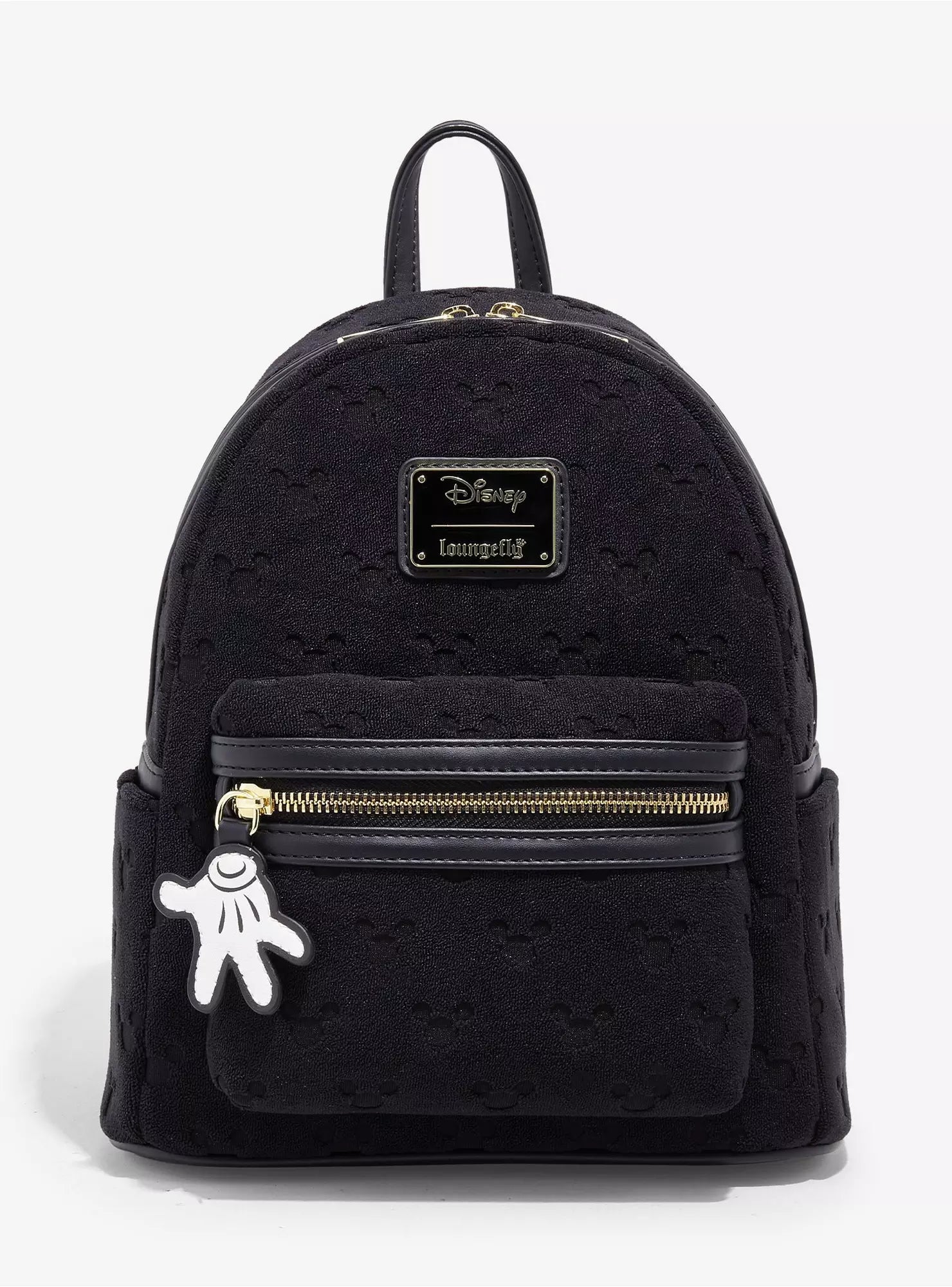 Mickey Mouse Head Terry Cloth Mini Backpack - Disney - Loungefly