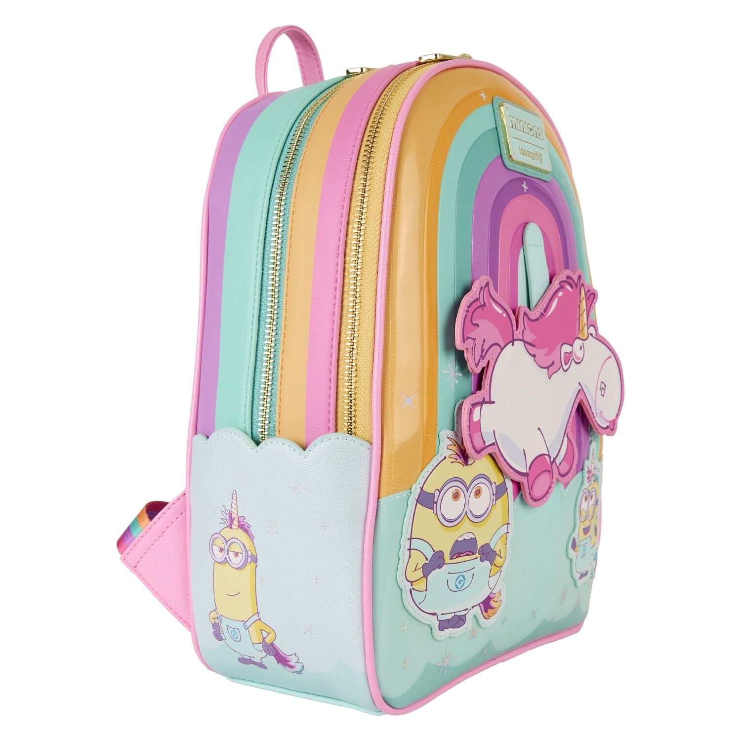 Universal Minions Fluffy Unicorn Mini Backpack - Loungefly