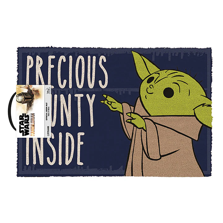 Star Wars : The Mandalorian Precious Bounty Inside 60 x 40cm Rubber Doormat