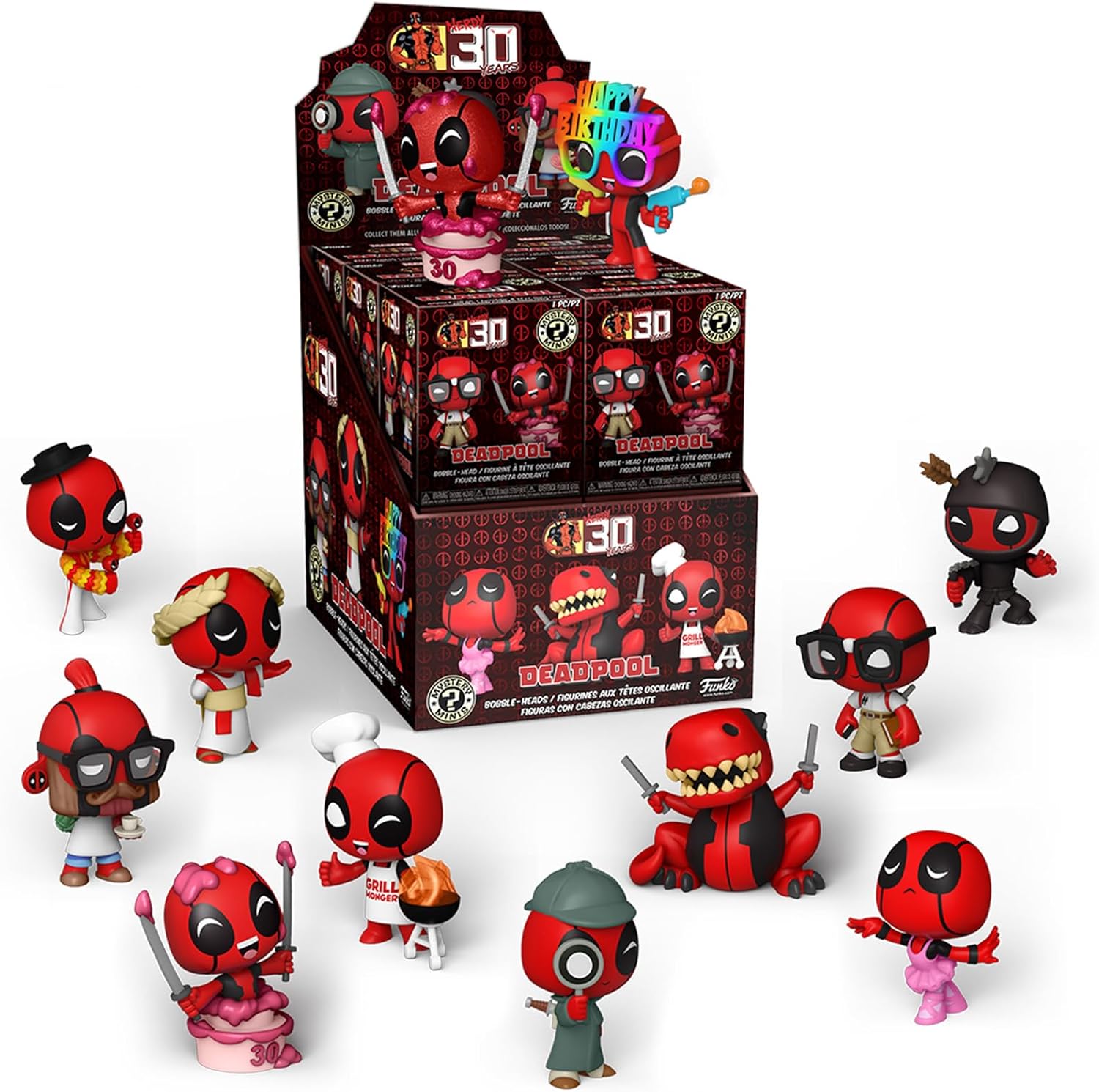 Deadpool Mini Mystery Vinyl Figures - Funko Pop!