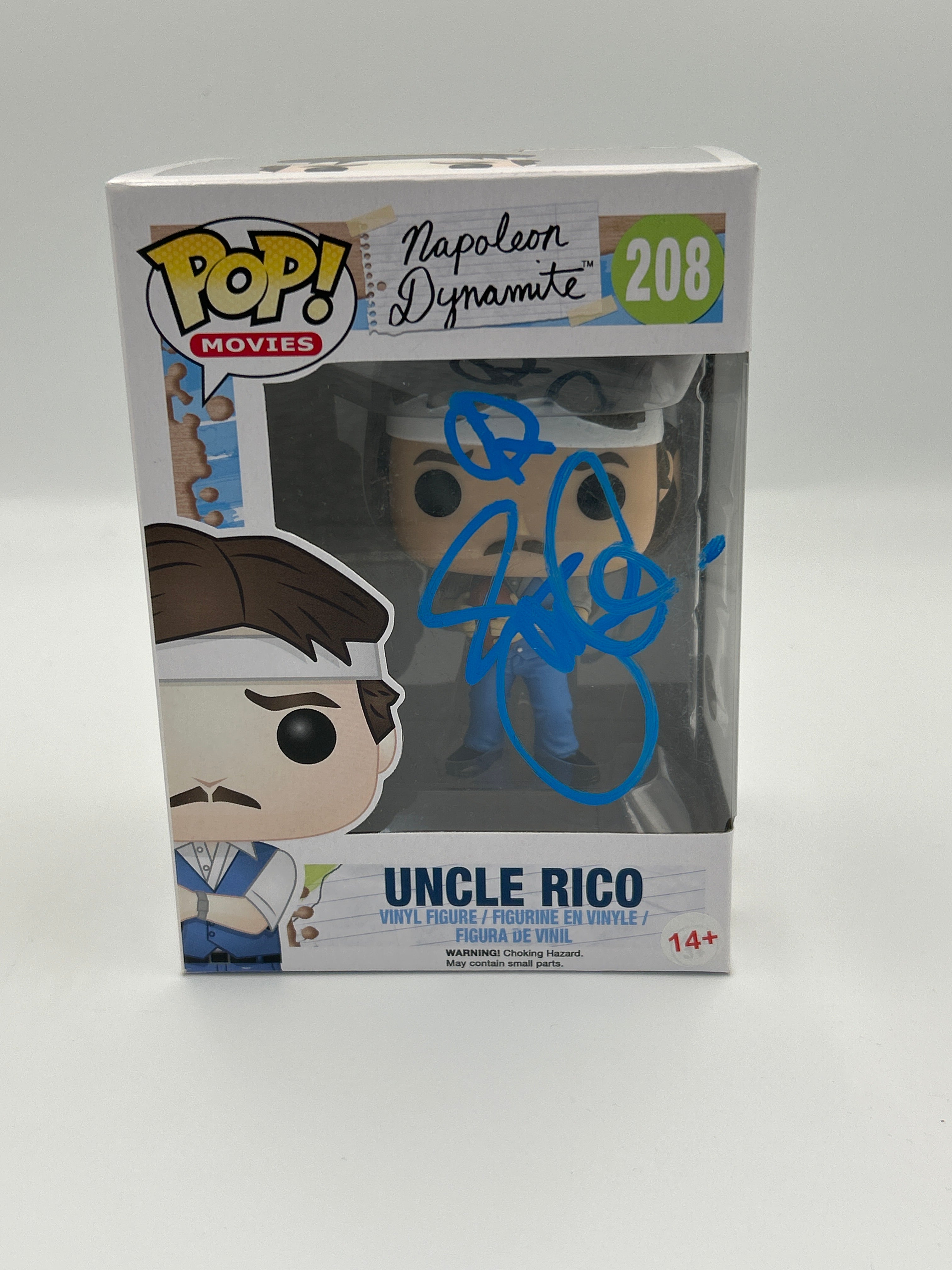 Uncle Rico - #208 - Funko Pop! - Movies - Napoleon Dynamite - Signed By Jon Gries - Certified Pop