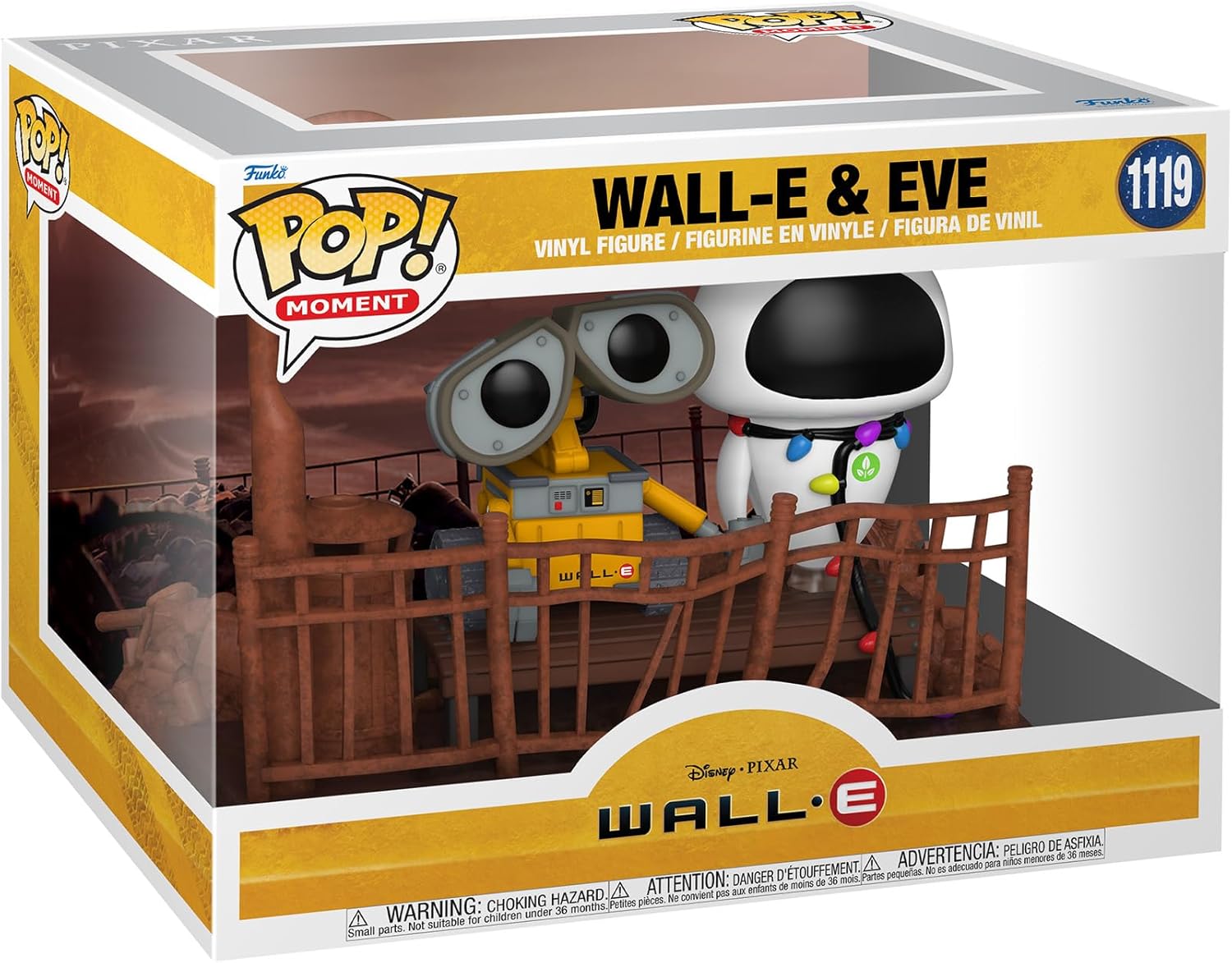 Wall-E & Eve - #1119 - Funko Pop! - Moment - Disney - Pixar - Wall-E