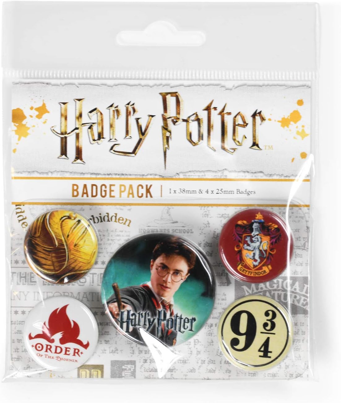Harry Potter (Gryffindor) Pin Badge Pack