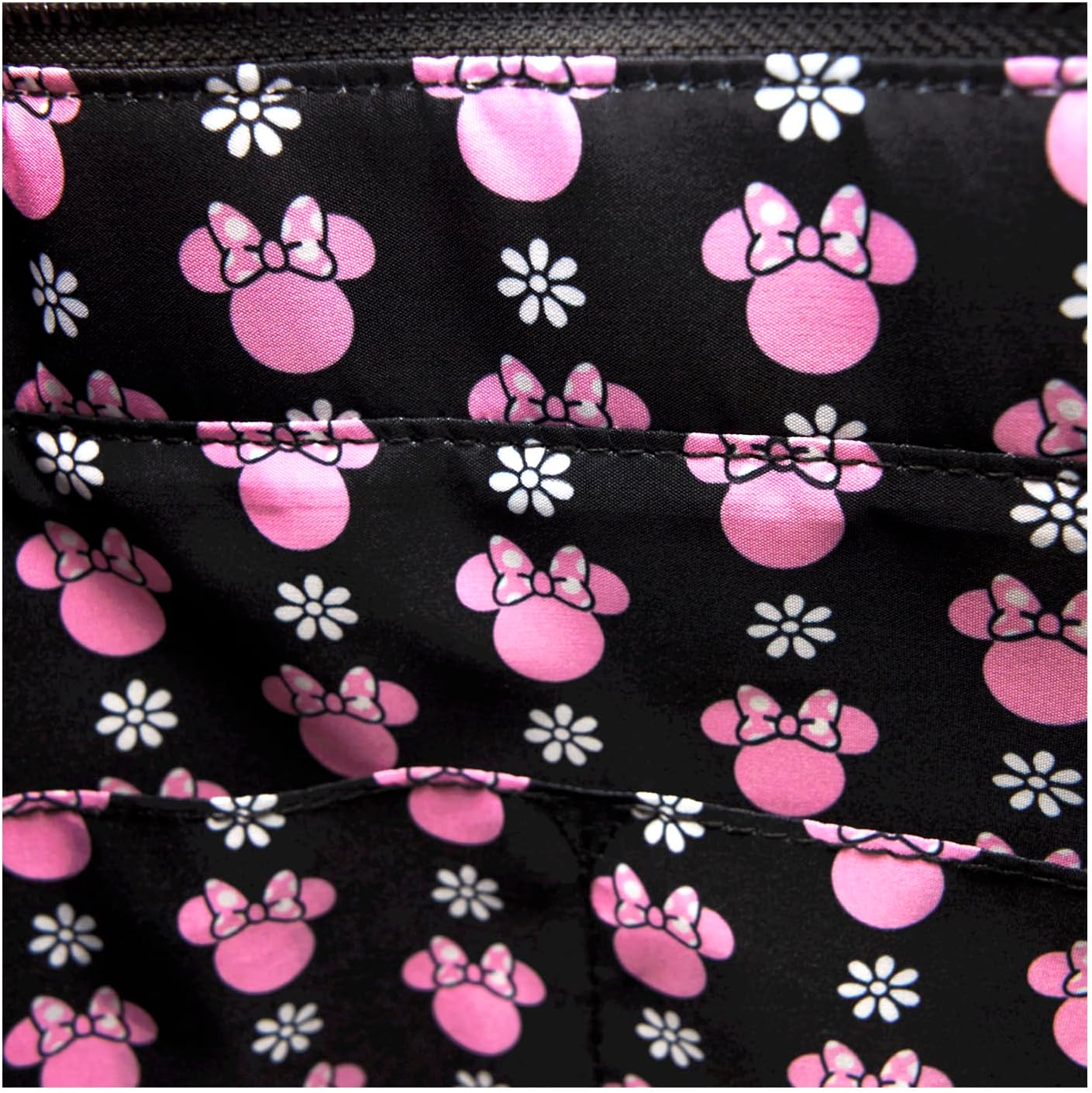 Disney Minnie Floral Rock The Dots Tote Bag with Coin Bag - Loungefly