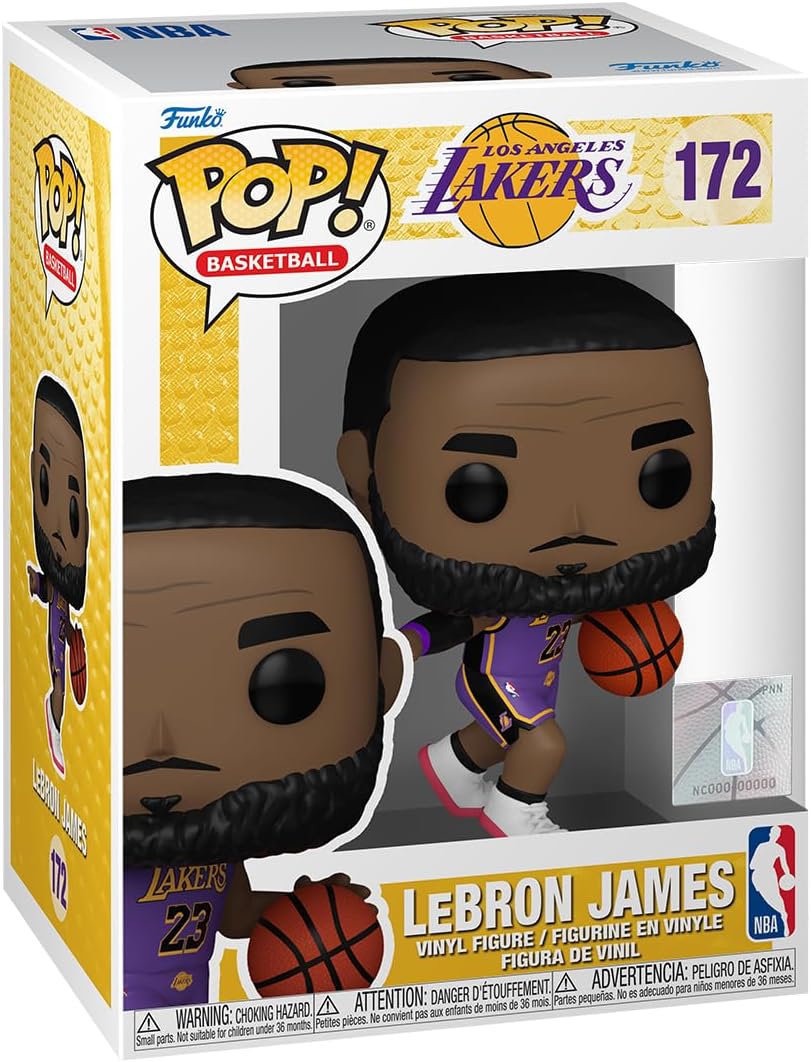 LeBron James (Purple Jersey) - #98 - NBA - Funko Pop! - Lakers - Jumbo