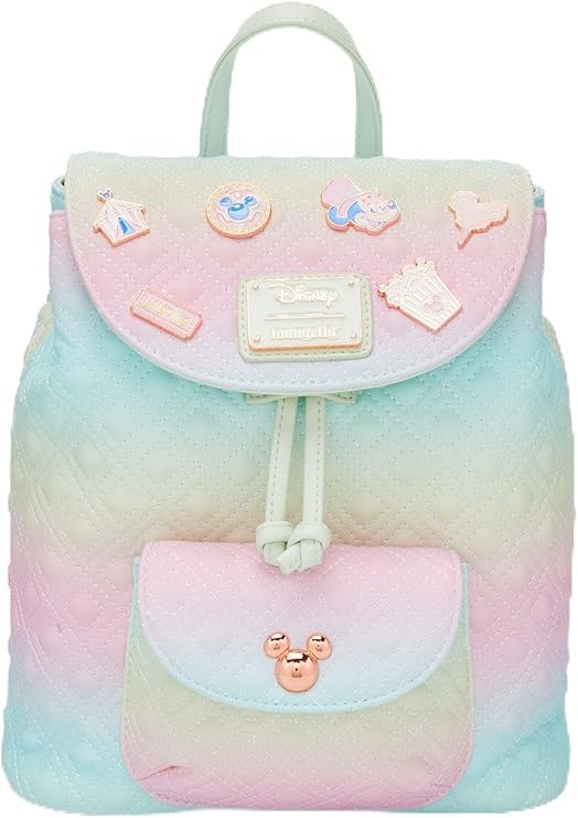 Disney Mickey Mouse Fair Quilted Ombre Mini Backpack - Loungefly