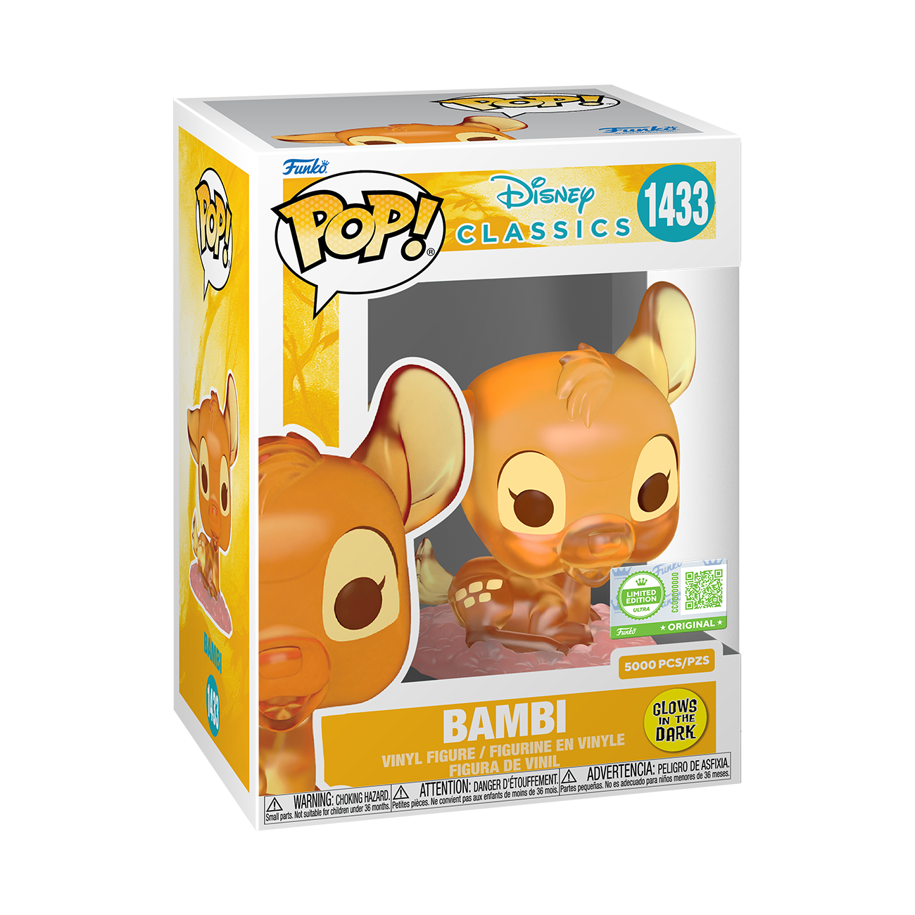 Bambi 5000Pcs - #1433 - Funko Pop! - Disney - Bambi Limited Edition 5000 pcs - Limit 2 Per Order!