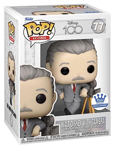 Funko Icons Disney 100 Walt Disney With Camera - #77 - Funko POP!