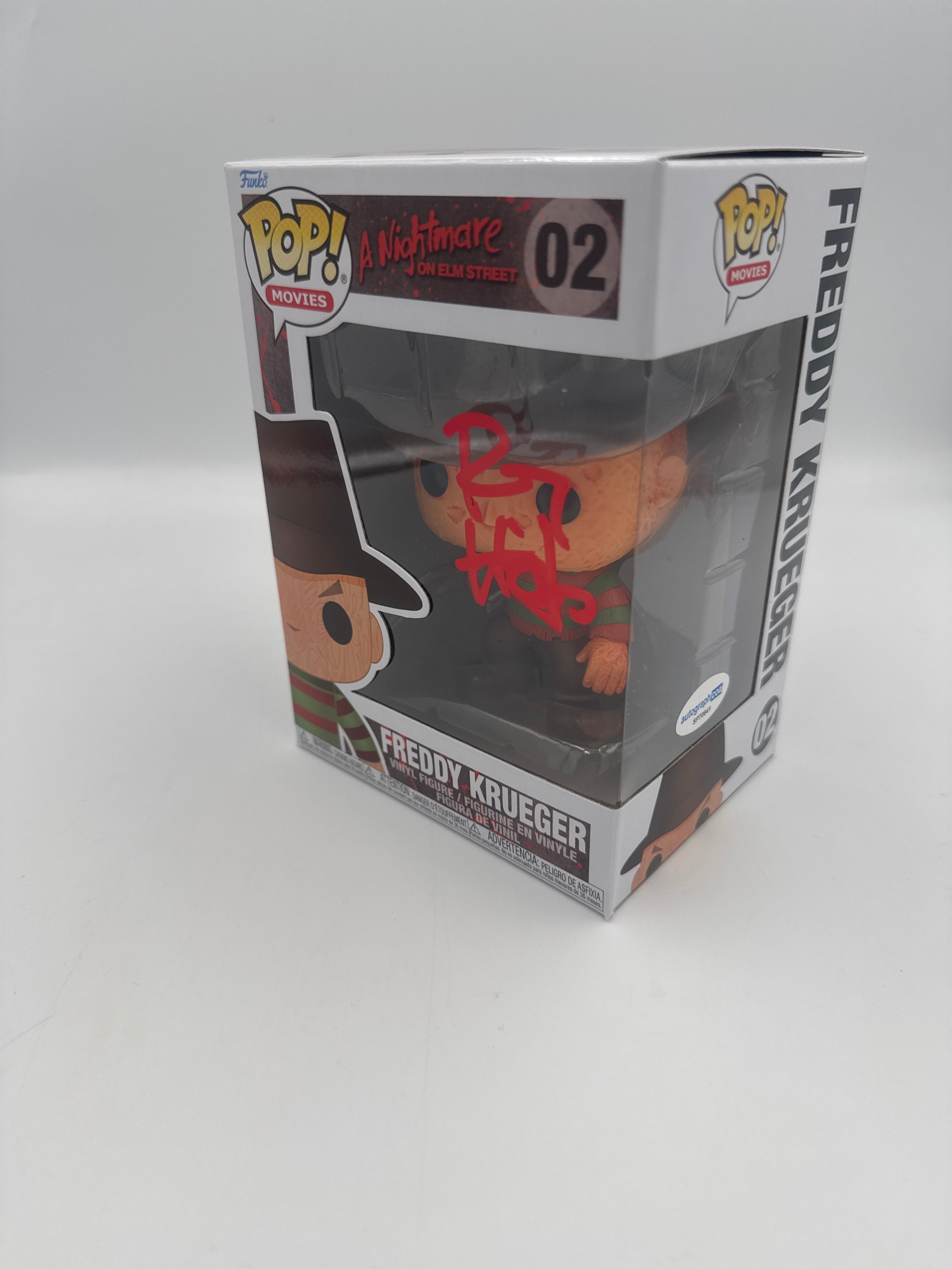 Freddy Krueger - #02 - Funko Pop! - A Nightmare on Elm Street - Signed By Renny Harlin - Autographcoa Certified (Copy)