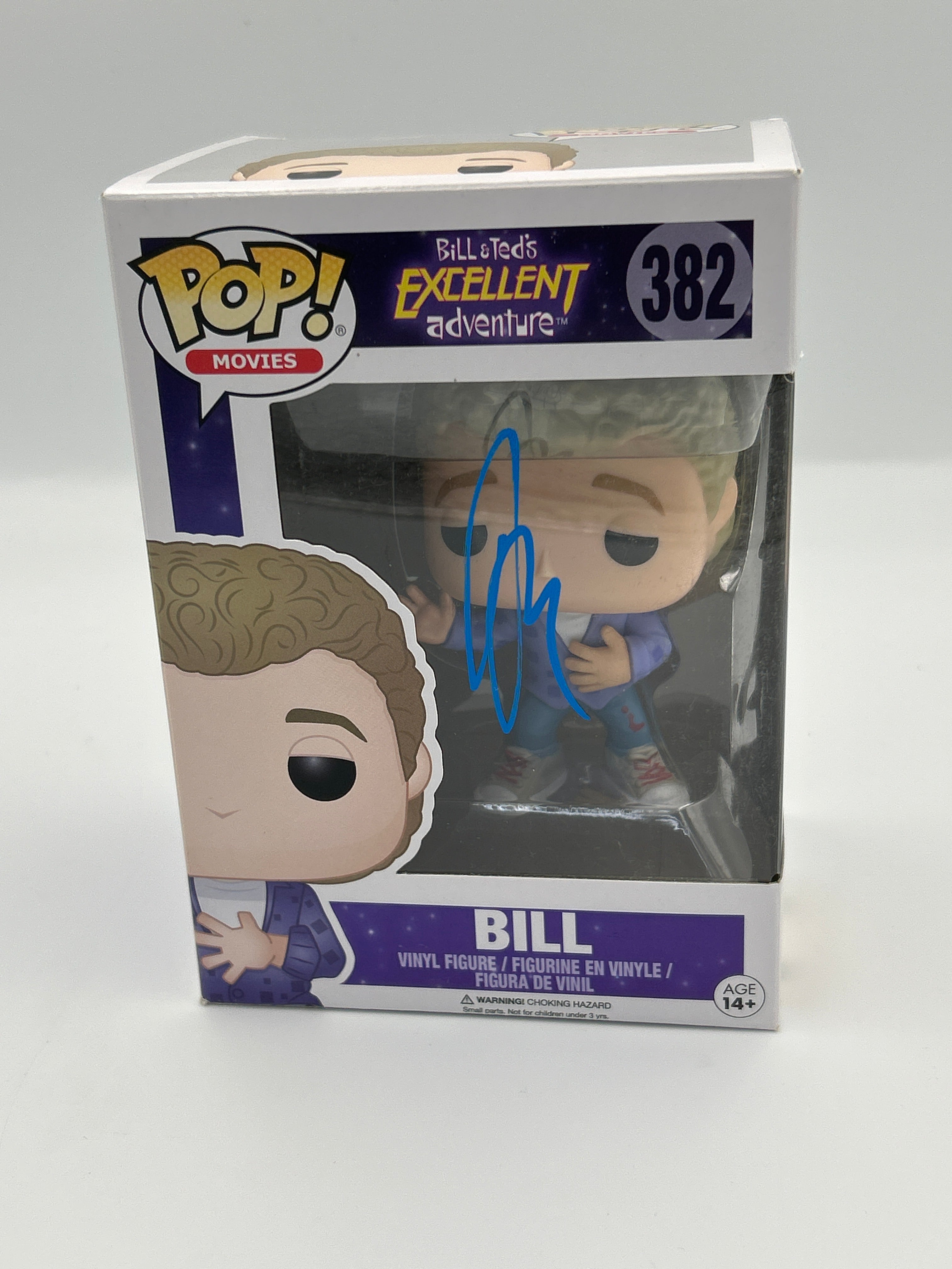 Bill - #382 - Funko Pop! - Movies - Bill & Ted’s Excellent Adventure - Signed By Alex Winter - Certified Pop