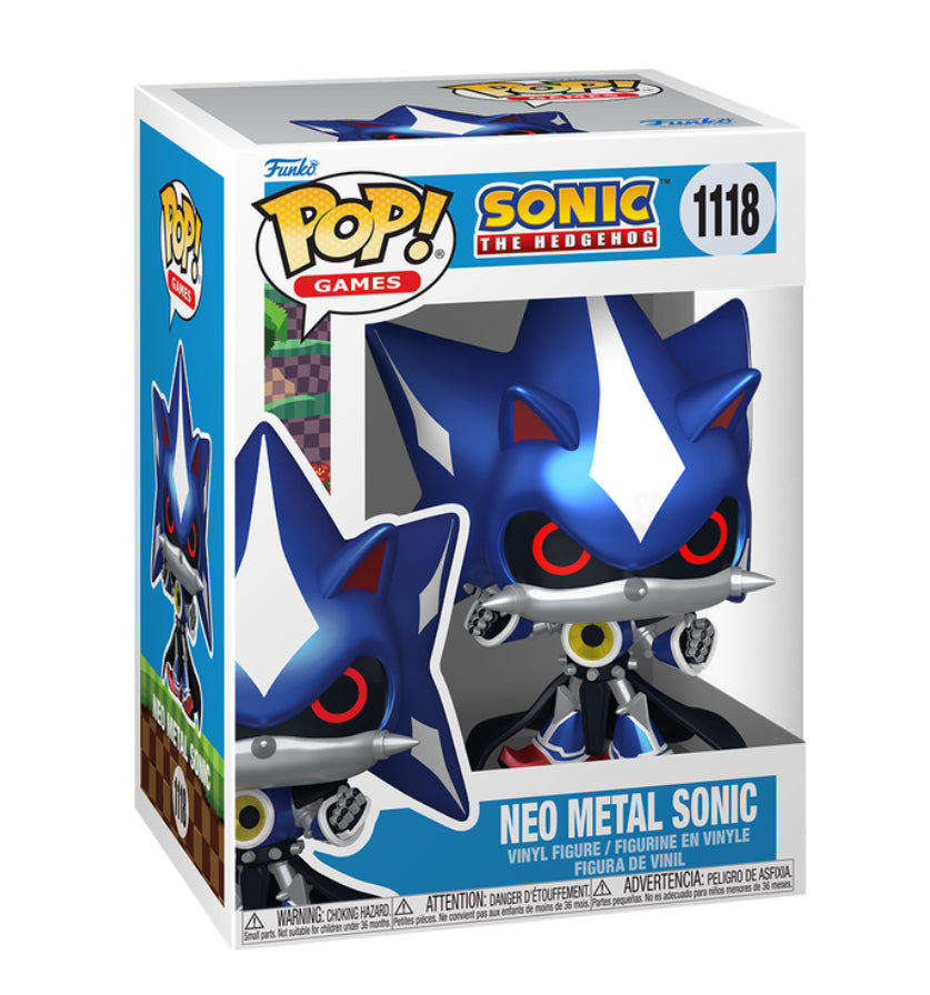 Neo Metal Sonic (Metalic) - #1118 - Funko Pop! - Games - Sonic the Hedgehog